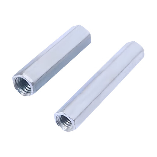 Huili's galvanized extended hexagonal nut/screw screw connection nut/screw joint nut M6M8M10M12-M30 M10*30 long (opposite side 17) 50 pieces