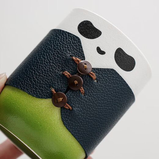 Heart Yuli Panda Tea Cup Tea Water Separation Souvenir Gift Boy Birthday Gift Men’s Souvenir for Father and Teacher