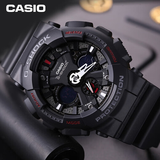 CASIO watch men's G-SHOCK sports electronic Japanese and Korean watch gift box model New Year gift for boyfriend GA-120-1A
