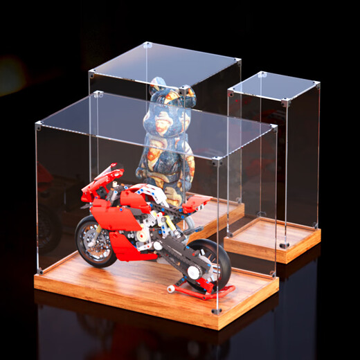 Shimeihui can customize acrylic display box, hand-made dust cover, Lego Gouda building block model, transparent box, toy car storage, length and width 60*40cm, height 50cm