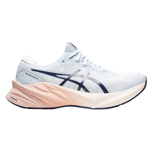 
Asics Novablast 4 generation 24 spring and summer Asics ASICS lightweight soft elastic cushioning height-enhancing women's shoes running shoes women 2 1012B722-100-white gray 37.5 It is small, please buy 5mm large