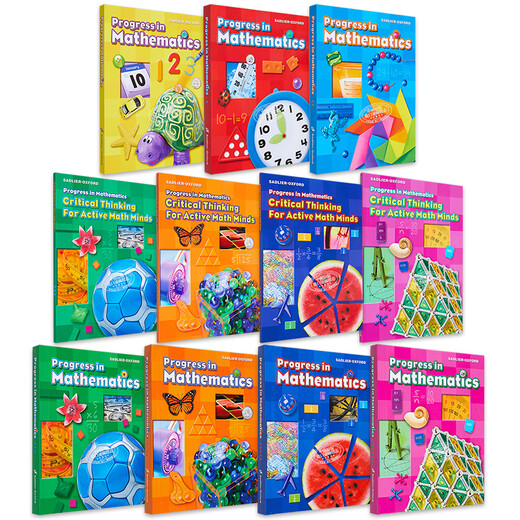 Sadlier Oxford American Elementary School Mathematics Progress in Mathematics Textbook Tapa dura K123456 Serie de entrenamiento de pensamiento Grado 3456 con cursos en línea y recursos después de la clase Sadlier Oxford American Elementary School Matemáticas