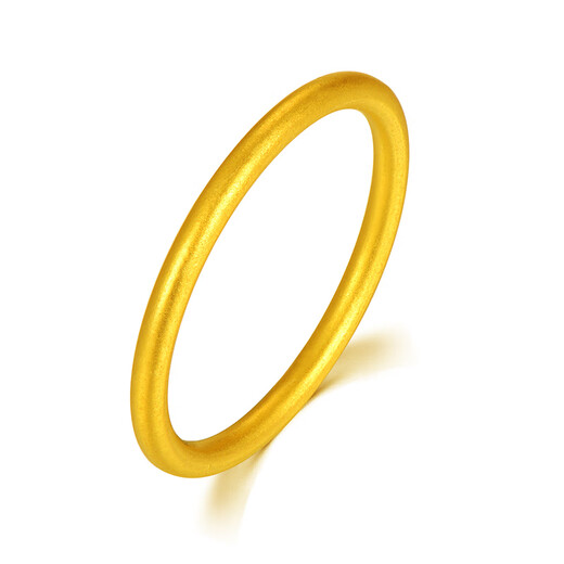 Xifumen simple plain ring gold ring ancient method strip ring women's pure gold 999 frosted solid ring couple ring for girlfriend 12# 1g, ancient method ring - if the gold is heavy, return the less and make up