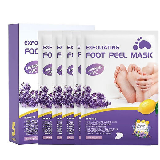 Dr.Pedi foot exfoliating mask, natural exfoliation, suitable for dry dead skin, cracked feet, and calluses