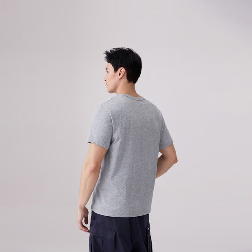 Levi's Silber Label Serie Sommer Herren American Retro Mode gedrucktes T-Shirt Super Old entfernt grau 16143-1585 m