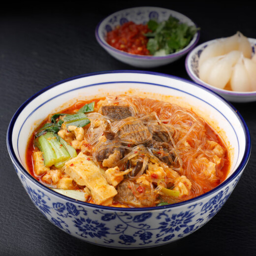 秦圣羊肉泡馍(6袋共1050克)陕西特产小吃西安米粉米线方便速食品宵夜 羊肉泡馍1050克(6袋)