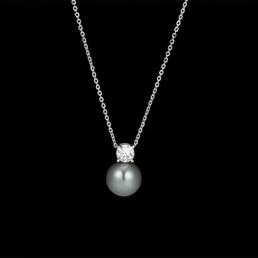 Fat Donglai quality Princess Diana style pearl pendant 925 sterling silver same style classic Princess Diana single necklace fashion pearl white 10mm 925 sterling silver S