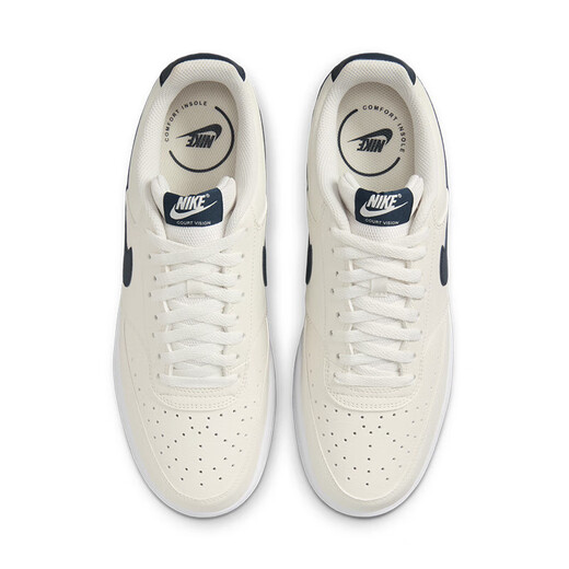 Nike (Nike) zapatos para hombres oficiales, nuevos zapatos deportivos de verano, versión simple de Air Force One Casual Shoes, transpirable zapatos clásicos bajos, HQ4867-101/Versión simple de Air Force One/White Dark Blue 43