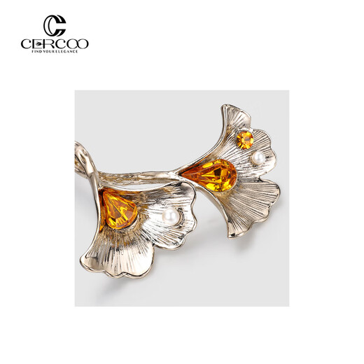 Cercoo One Leaf Zhiqiu handmade texture ancient style women's high-end hairpin Chinese style hairpin silver