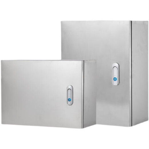 304 stainless steel distribution box 201 outdoor household surface-mounted waterproof and rainproof distribution box outdoor control electric control box 40*50*20 thickened 0.6