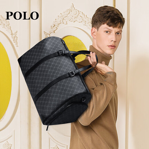 POLO travel bag men's business large capacity short-distance business trip commuter luggage bag handbag independent shoe compartment storage