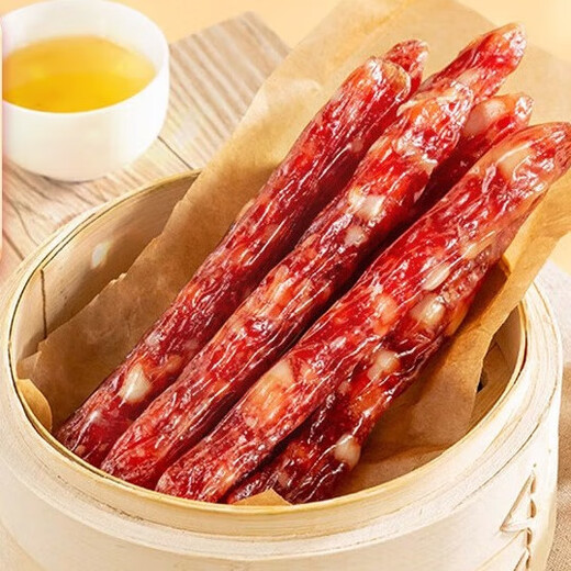 Herbst Wind Guangzhou Restaurant Gold-geeigneter Spezialwurst 28 fette und schlanke kantonesische Geschmacksbox geschmorte Reis Guangdong Spezialgeschenkschreiben 1105g Ode an Joy Geschenkbox A Set [5 Artikel]