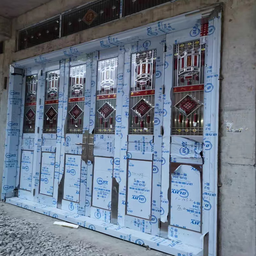 JRB Jiaruibao stainless steel door rural self-built house four-open door four-door entry into the villa living room 304 anti-theft door four-open door style 12