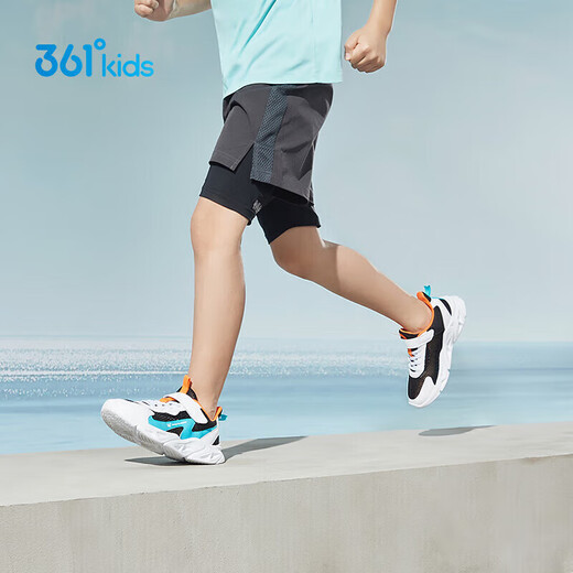 361 Chaussures de course pour enfants Summer Boys and Girls Medium and Big Children Chaussures de sport anti-collision en maillage