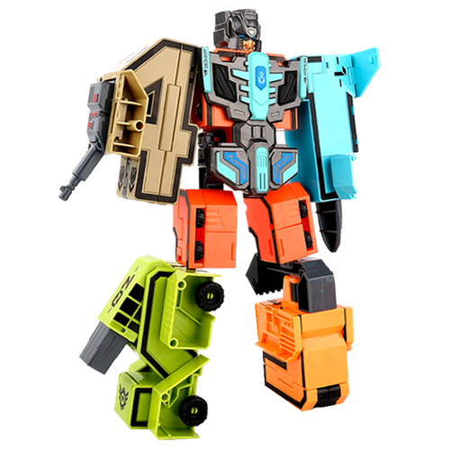 Sijie Robot de Transformation Numérique Extra Large Edition Jouet pour Enfants et Petits Garçons 2024 Combiné Mecha King Kong Math Team XL Numéro 0 - Corps de la Grue