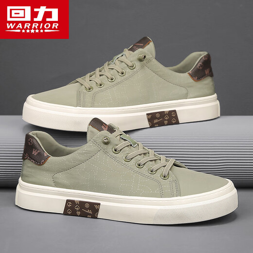 
Warrior shoes men's one foot men's casual shoes soft sole breathable shoes H413T green 42