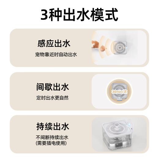 Raft core cat water dispenser mobile large-capacity water dispenser unplugged smart automatic circulating live water sensor water outlet pet charging box + sensor