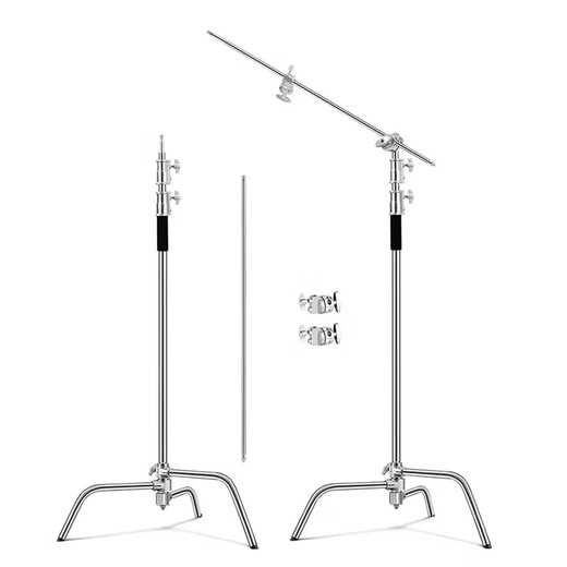 Godox suitable for photography light bracket 2.8m portable flash studio light fill light outdoor shooting light studio video live broadcast Heroland tripod light stand brand 3.3m magic leg load-bearing 20KG light stand
