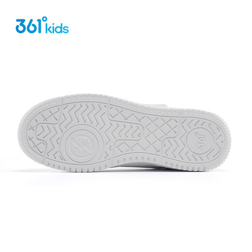 361 Children's all-season skate shoes for boys and girls (3-12 years old) versatile Velcro skateboard shoes white shoes pink 36