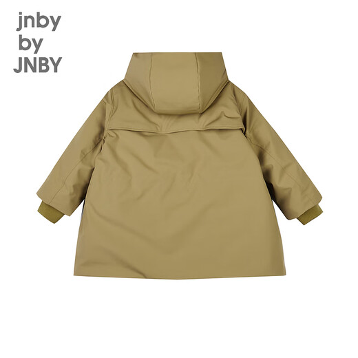 jnby by JNBY江南布衣童装冬羽绒服长款连帽保暖立领外套男女童儿童1NAC11370 733枯黄 110 cm