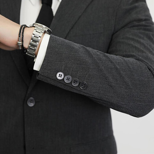 Ayou Fat suit Set Men's Business Form Family Family Family Family Family Care Professional Tong Two -piece Dress Black 3XL