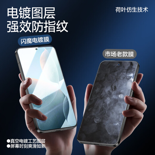 Flash Magic Sales Model Suitable for Redmi K70/K70 Extreme Edition Tempered Film K70pro Mobile Phone Film Full Screen Redmi Champion Edition Anti-Peep Screen HD Explosion-proof Anti-Blue Light Film Enhanced Edition | Ultra-clear Anti-Fingerprint 2 Pieces + Artifact Universal K70/k70pro/Champion Edition