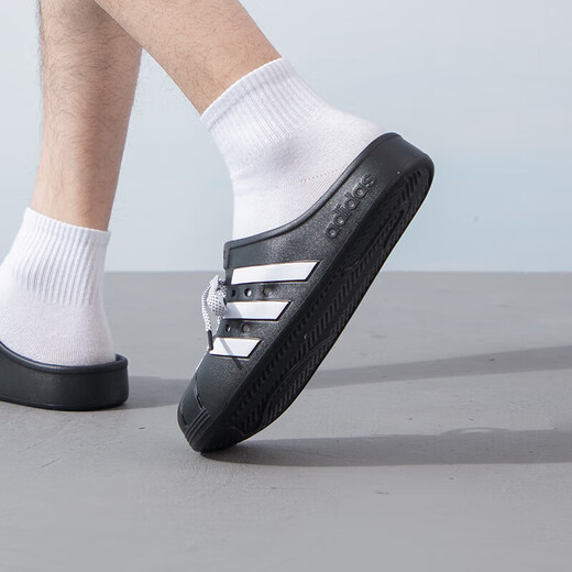 阿迪达斯（adidas）拖鞋男鞋女鞋 夏季新款ADILETTE CLOG时尚潮流百搭运动休闲鞋 JH9848 36.5  (225MM)