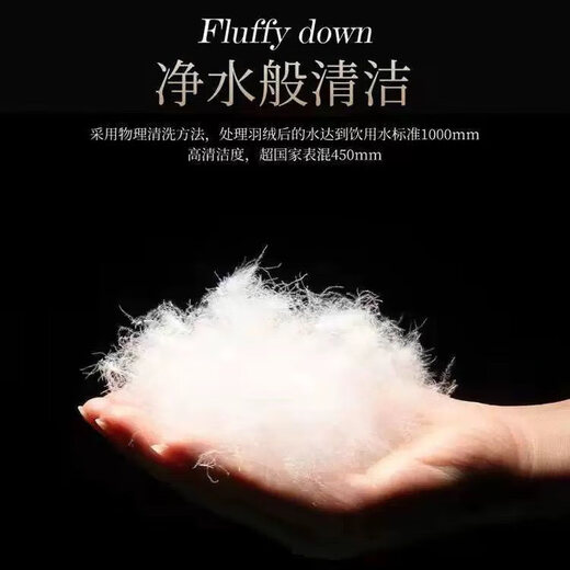 Li Lang bulk down one Jin [Jin equals 0.5 kg] pack 90 duck down 95 white goose down jacket down quilt pillow filling raw material down 90 fine white duck down white big bun one Jin [Jin equals 0.5 kg] pack 500 gram
