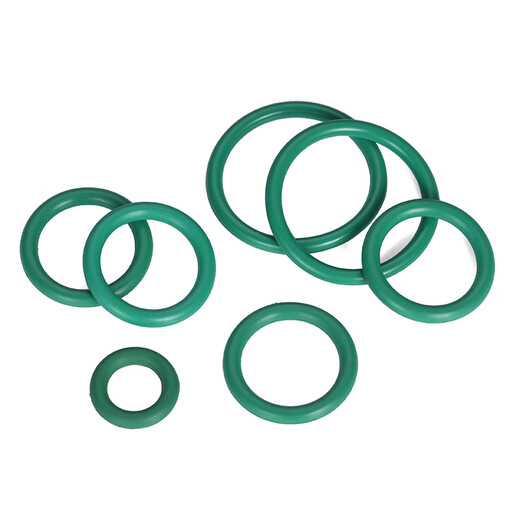 Jinggong (JINGGONG) fluorine rubber O-ring high temperature resistant sealing ring green o-type rubber gasket wire diameter 1.5/2/2.4/3.1-5mm outer diameter 16*2mm (10 pieces) fluorine rubber o-ring