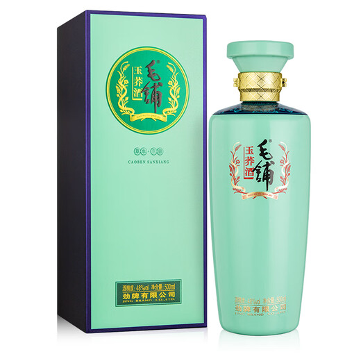 劲牌 毛铺苦荞酒 露酒 玉荞低碳版 48度 500ml 单瓶装