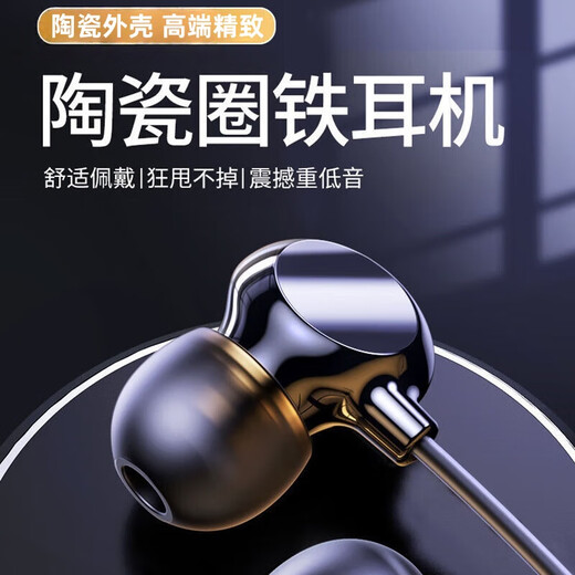 SNSY is suitable for Sony. 1 million+ sold. No. 1 on the gold list. Noise-canceling wired headphones 2025 new in-ear karaoke high-end high-quality music sleep game earplugs. Elegant black. Type-C interface digital decoding. Suitable for Sony, Huawei and Apple. Comfortable to wear. Wire control with microphone. Ultra-clear calls.