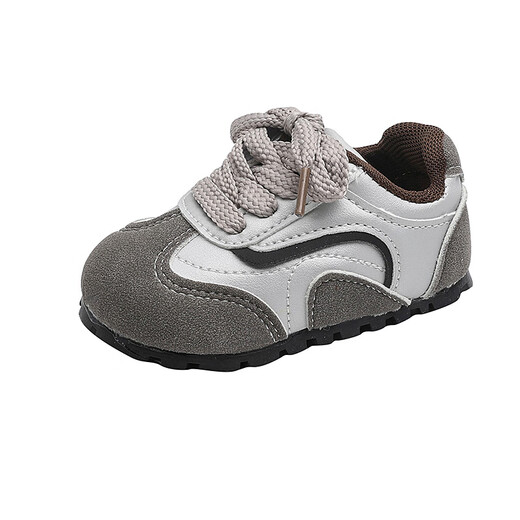 Terranis Yangma recommended 2025 spring and autumn new infant breathable sports shoes 0-1 years old 3 soft sole non-slip toddler shoes silver 16_inner length 12cm