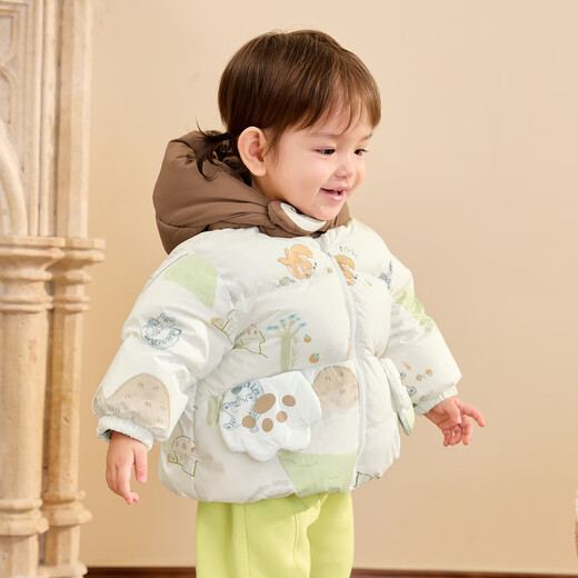Balabala Baby Down Jacket For Boys Winter Girls Chaqueta corta 2024 linda y moderna 208424107234