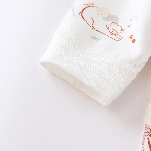 Tongtai (Tongtai) Baby -yse Sied Spring and Automne Coton Pure Coton Baby Clothes's Home Souswear Ha-Wear Crawling Vêtements Brown 90cm