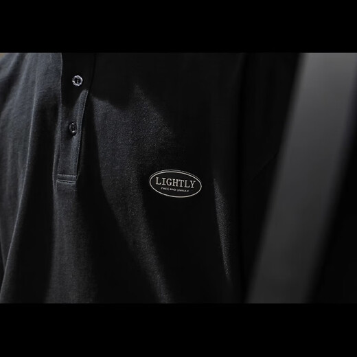 Jeanswest autumn and winter pure cotton long-sleeved T-shirt men's tops autumn clothes sweatshirts loose inner layering shirts men's Henry collar white L suitable for 130-145 Jin Jin equals 0.5 kg