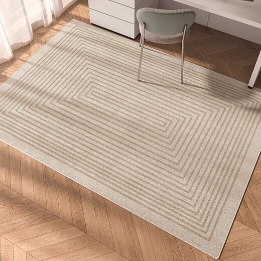 Zunxun rocking chair floor mat non-slip rectangular simple study special cream style desk swivel chair soundproof living room Fenghua-10M 80*160cm easy to take care of
