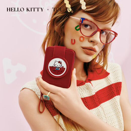 toutou女短款钱包HELLOKITTY凯蒂猫卡包本命年七夕情人节生日礼物