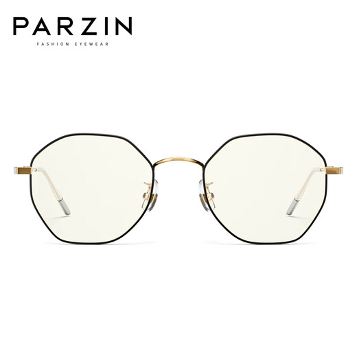 
PARZIN (PARZIN) can match myopia glasses frame, fashionable metal polygonal frame, small face 15738