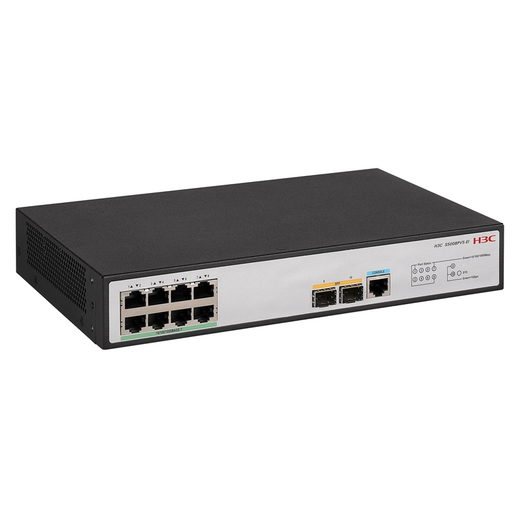 New H3C S5008PV5-EI-H1 8-port Gigabit electrical + 2 Gigabit fiber-optic port Layer 2 WEB network managed enterprise-class network switch