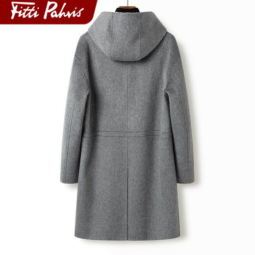 Fitti pahris léger luxe en laine manteau de laine masculin 2025 Nouveau épaissison lâches longues en laine double face manteau de vent masculin 3xl poids recommandé 190-210jin [Jin est égal à 0,5 kg]