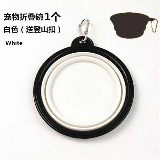 Junkiss Pet Folding Bowl Dog Silicone Dog Bowl Outdoor Travel Portable Drinking Bowl Cat Food Bowl Green 1 Pack Large Dog (1000ML)