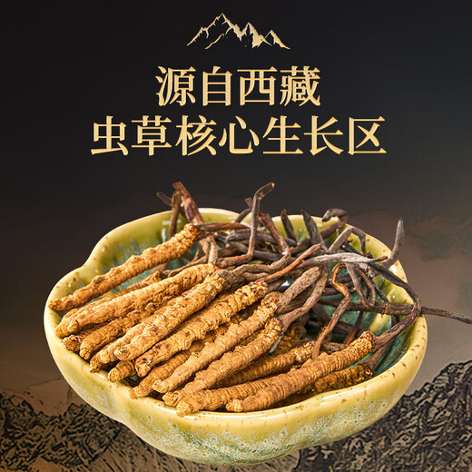 Lei Yunshang [Naru, Tibet] Cordyceps gift box Cordyceps dry goods supplements tonics for elders tonics for leaders 4 sticks/g 10g About 40 sticks Grade A Cordyceps