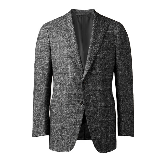 GORNIA [Modern Suit] Men's Single Suit Hair Grey Simple Business Commuter Suit GBS19310272 Grey 185B