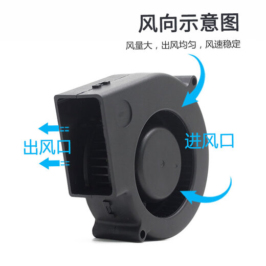 9733 Volume d'air grand 5V12V24V Centrifuge Turbine Blower Refracte Fight Small Échappement ventilateur 2800 RPM 5V PORT USB