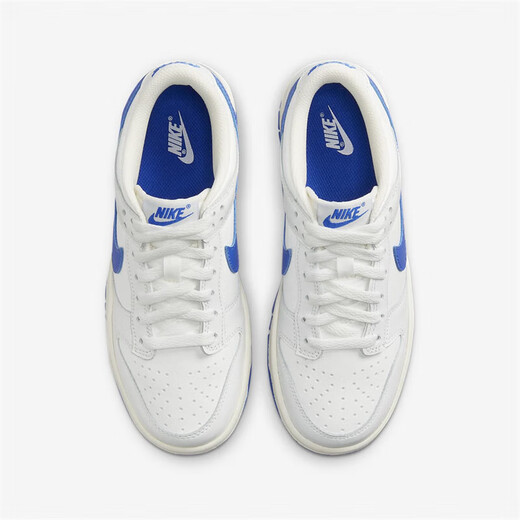 Nike Dunk Low White and Blue Wear-resistant Breathable Low Top Sports and Casual Shoes DH9765-105 37.5