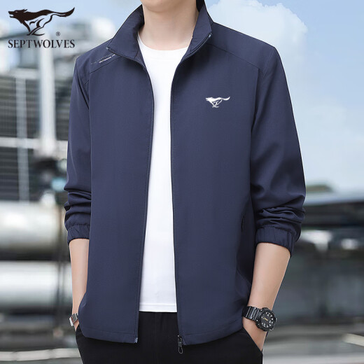 Siete Lobos Septwolves Jacket Pilot Jacket Hombres de 2025 Casco informal y otoñal Versátil Jacket Hands de alta gama Traje de papá joven 2366 Caki XL Regular Peso recomendado 120-140 Jin [Jin equivale a 0.5 kg]