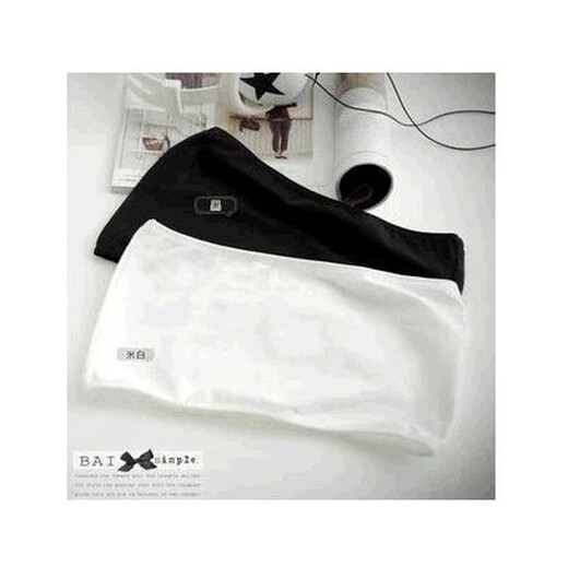 Jingxu manufacturer produces and supplies versatile bra-wrapped bras, flat mouth tube tops, bra-wrapped bras wholesale, small tube tops, white, one size fits all