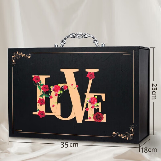 Dove Duoweiya chocolate gift box for girlfriend birthday gifts for girlfriend high-end Valentine's Day practical 5201314 4th floor [luxury style] gift box 675g