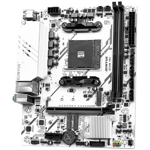 精粤B550M主板/B550ITX主板/B450/B350主板CPU套装台式电脑主板DDR4内存AM4锐龙R5 5600/5700X/5600GT 精粤B550M PRO主板 单主板