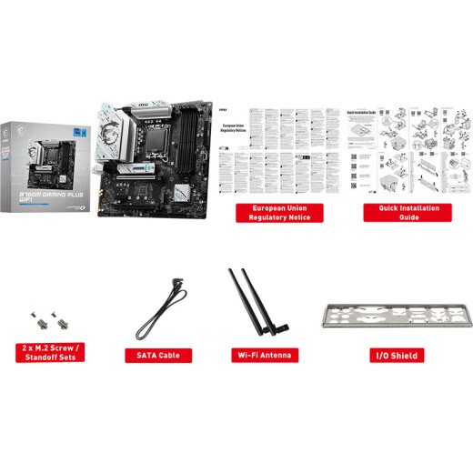 MSI B660M B760M Z790 B660 Mortar Mortar Blasting Bomb WiFi Z690 Blade Titanium Desktop Computer Motherboard E-sports Game Motherboard MSI B760M GAMING PLUS WIFI